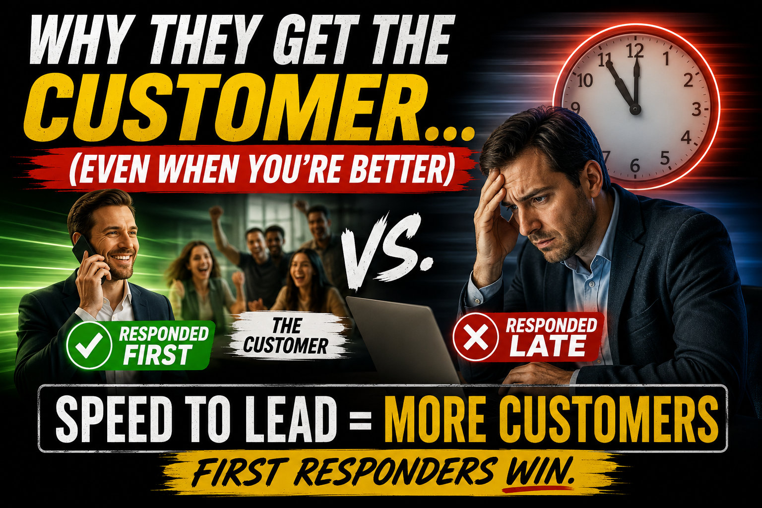 Why 78% of Buyers Choose the First Company That Responds